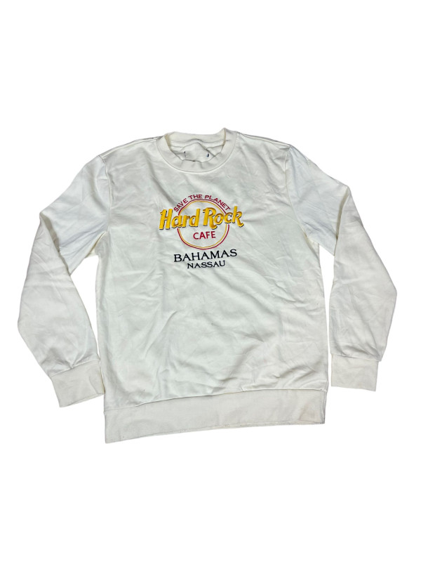 Hard Rock Cafe Orlando Sweatshirt size Medium CREAM • WHITE