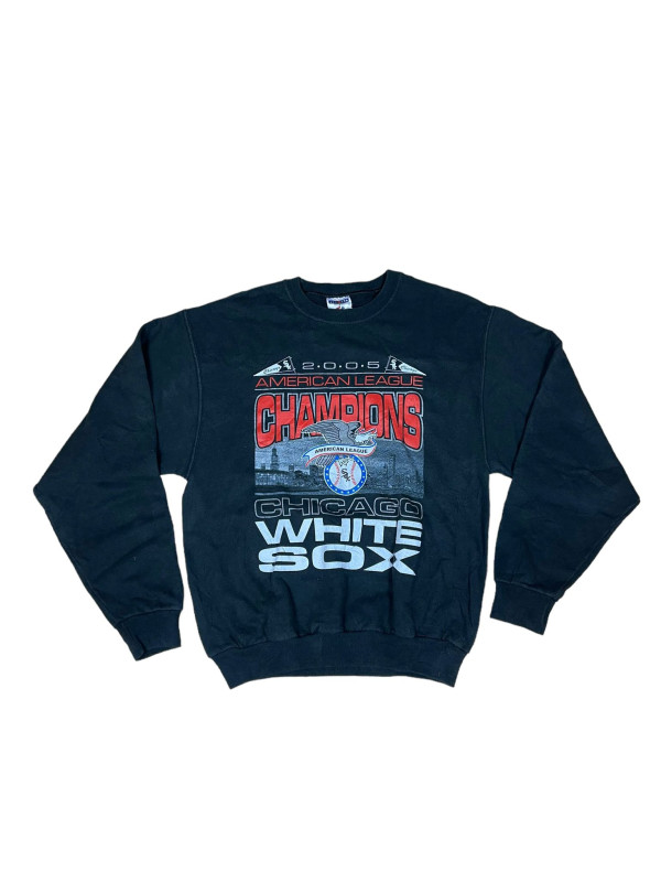 Chicago White Sox 2005 World Series Champions Sweatshirt men & women's size S BLACK •