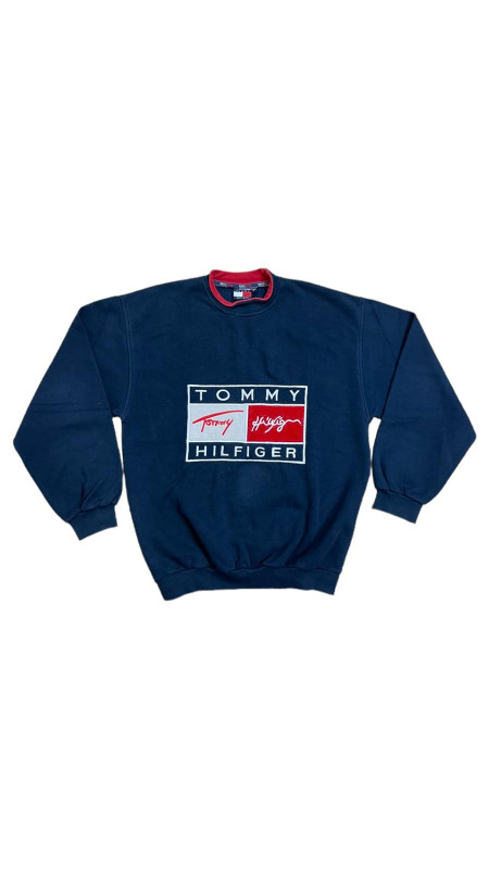 VINTAGE TOMMY HILEIGER SWEATSHIRT size L