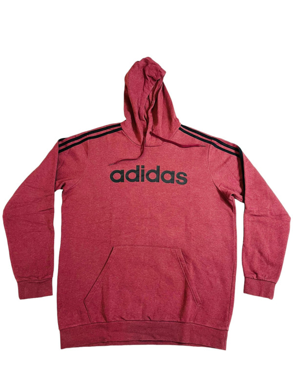 Vintage 90s Adidas Faded Red Hoodie Men Size XL