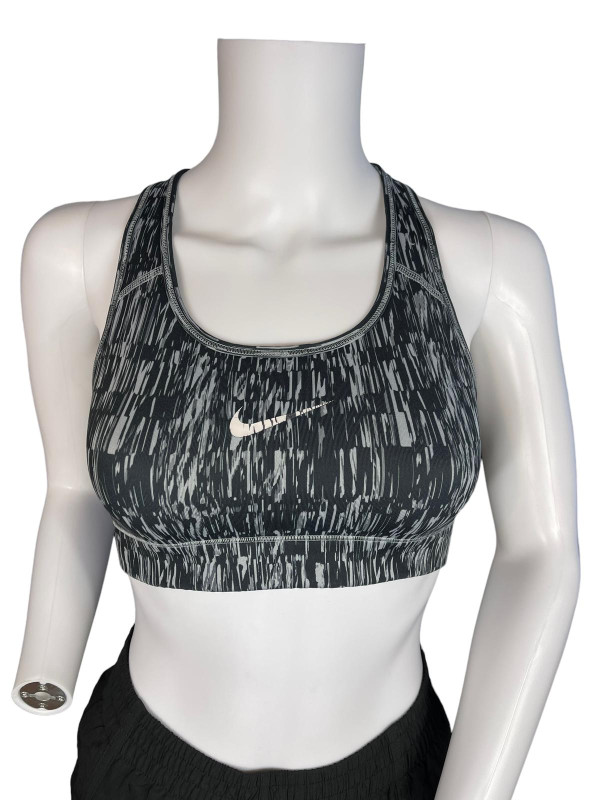 Nike Pro Classic Vintage Skew Sports Size s/p BLACK • GREY